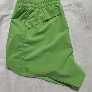Lime Green Athleta shorts